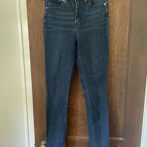 27T 10” High Rise Toothpick J Crew jeans